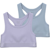 Name It Purple Heather Nkfshort Topp 2P Noos