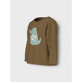 Name It Dull Gold Croco Loco Nmmvagno Ls Loose Topp