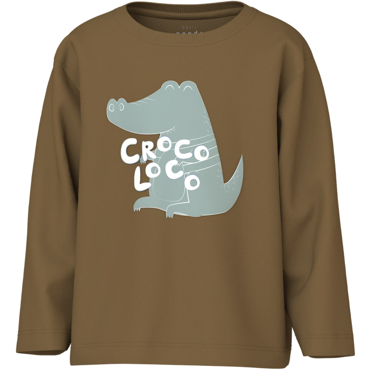 Name It Dull Gold Croco Loco Nmmvagno Ls Loose Topp