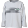 Name It Bright White Croco Lines Nmmvagno Ls Loose Topp