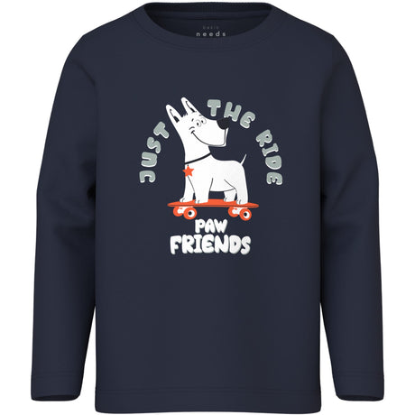 Name It Navy Blazer Skate Dog Nmmvux Ls Topp