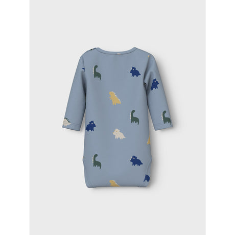 Name It Dusty Blue Dino Nbmvroels Ls Body Box