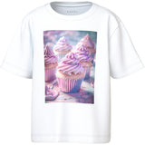 Name It Bright White Cupcake Nmfvotea Ss Nreg Topp