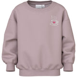 Name It Burnished Lilac Tea Cup Nmfvallene Ls Rlx Sweat Unb