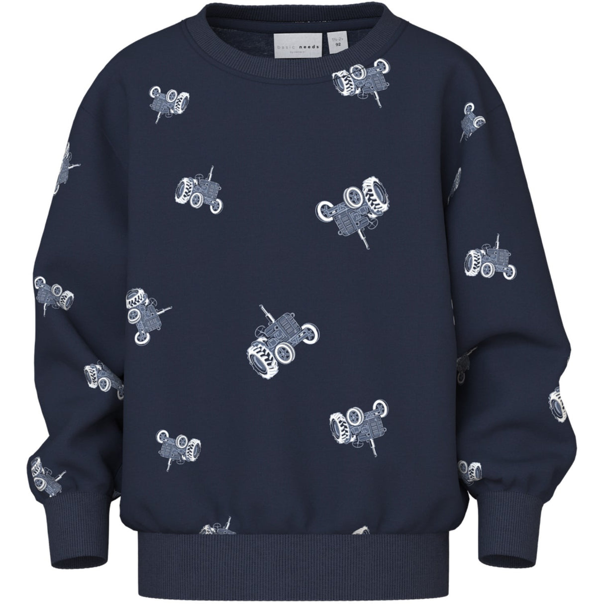 Name It Navy Blazer Tractors Nmmvifelix Ls Nreg Sweat Unb