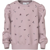 Name It Burnished Lilac Nmflower Ls Sweat Bru