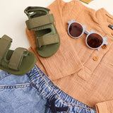 Hust & Claire Warm Sand Rasser Skjorte