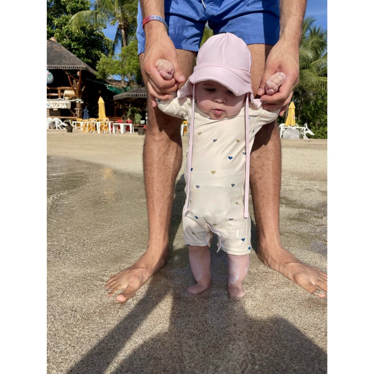 Vanilla COPENHAGEN Milk Hearts UV Baby Badedrakt