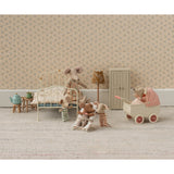 Maileg Pram, Mouse - Coral