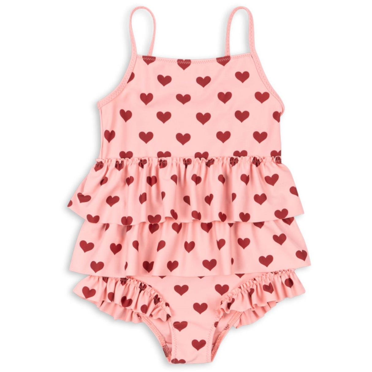 Konges Sløjd Amour Pink Manuca Frill Badedrakt Grs