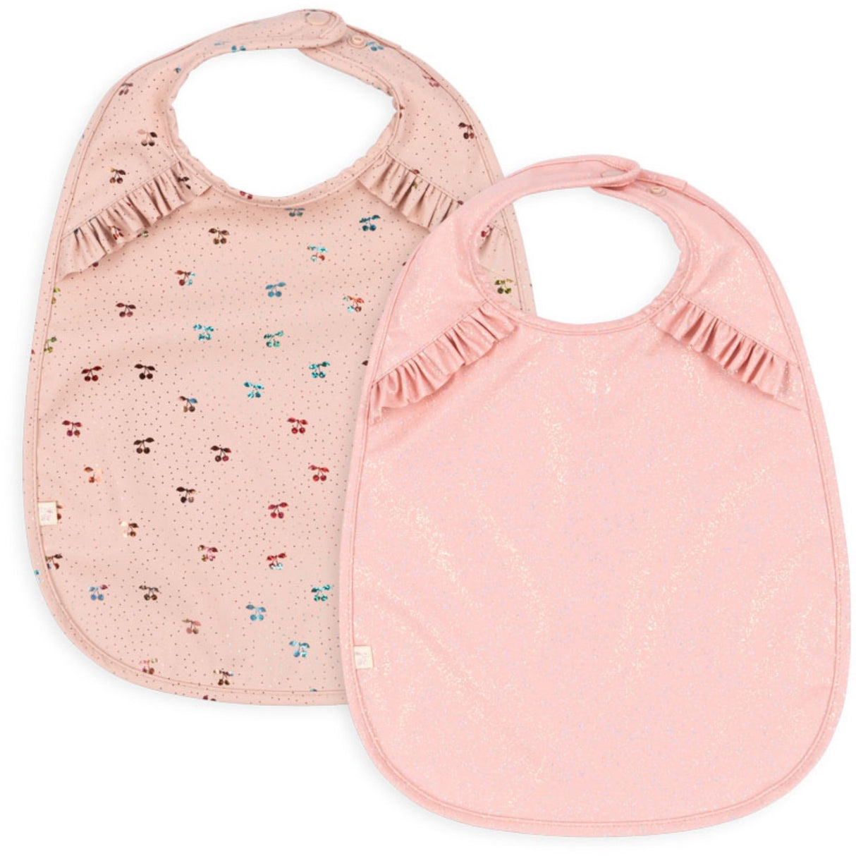 Konges Sløjd Cherry Sparkle 2 Pack Dinner Smekke Med Frill