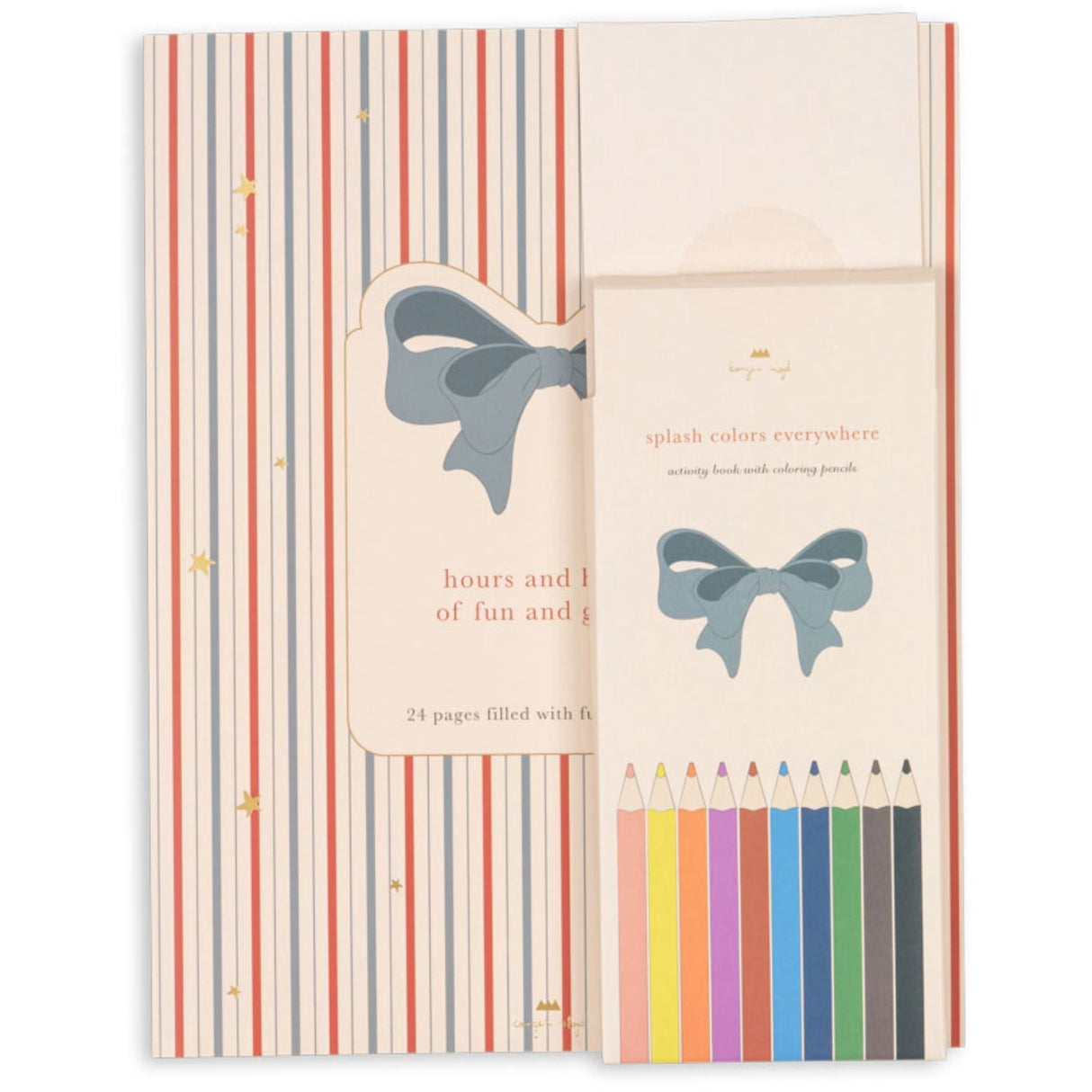 Konges Sløjd Multi Aktivitets Bok Med Farge Pencils