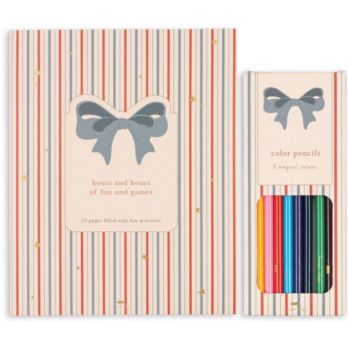 Konges Sløjd Multi Aktivitets Bok Med Farge Pencils