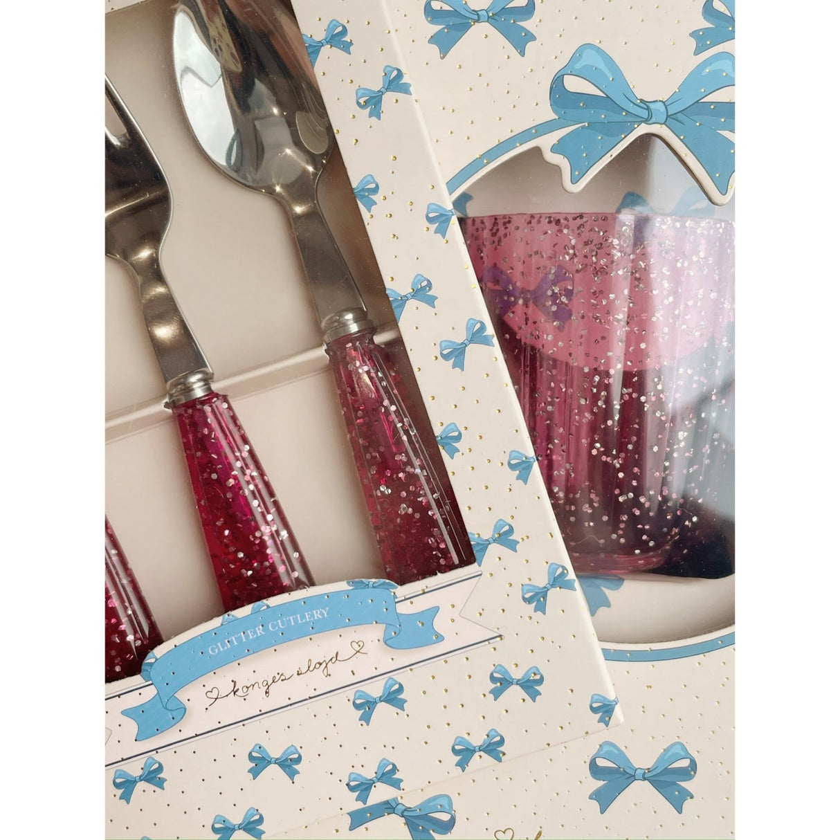Konges Sløjd Sparkling Sangria Glitter Bestikk
