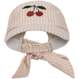 Konges Sløjd Peony Stripe Ellie Bue Caps Gots