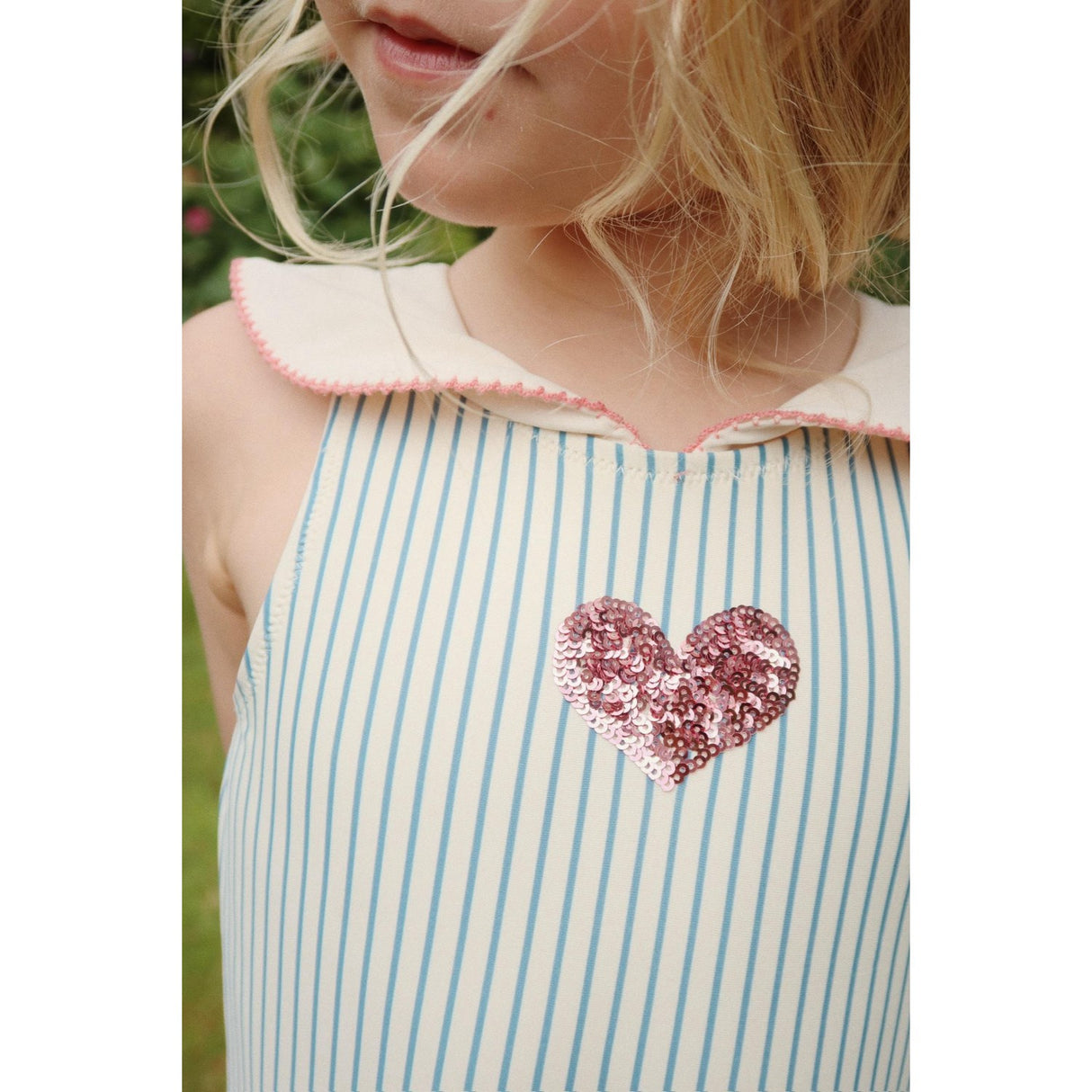 Konges Sløjd Blue Stripe Gina Badedrakt Grs