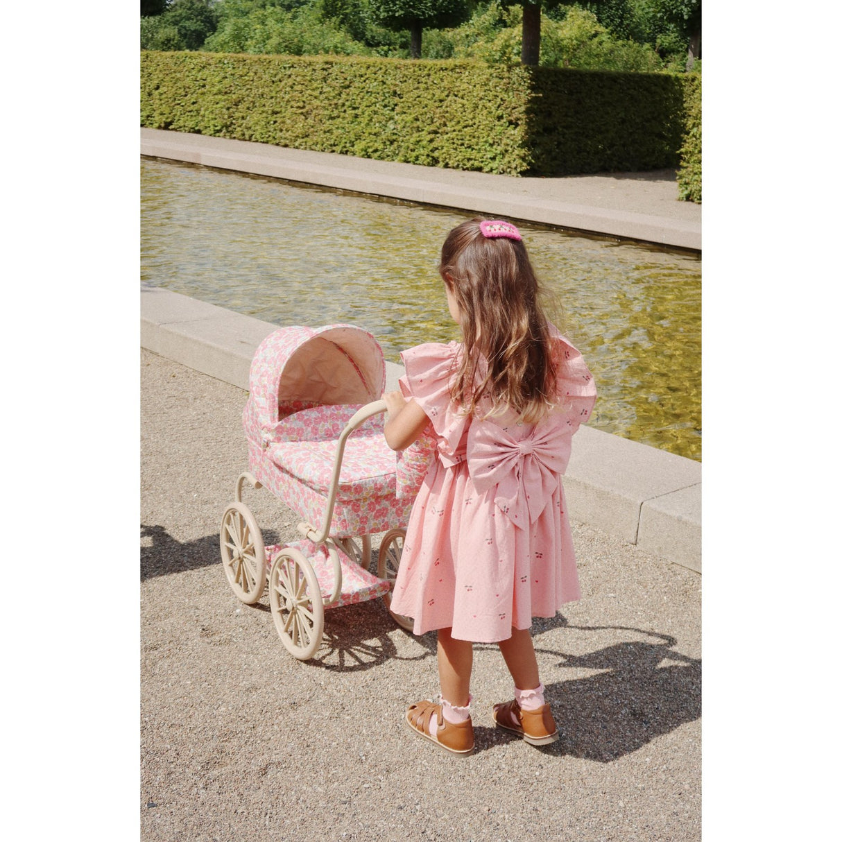 Konges Sløjd Rose Anglaise Minnie Dukke Klapvogn