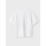 Name It Bright White Panther Nkfvotea Ss Nreg Topp