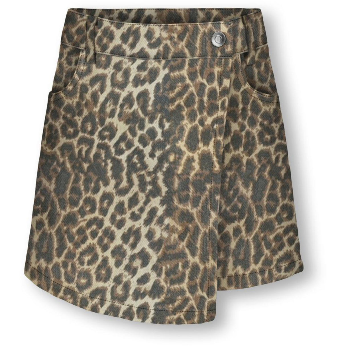 kids ONLY Toasted Coconut Leo Washed Kognaomi Washed Aop Skorts Cs Pnt