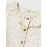 Lil'Atelier Coconut Milk Nmfhailey Ss Loose Skjorte Lil
