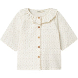 Lil'Atelier Coconut Milk Nmfhailey Ss Loose Skjorte Lil