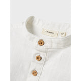 Lil'Atelier Coconut Milk Nmmhugo Ss Loose Skjorte Lil