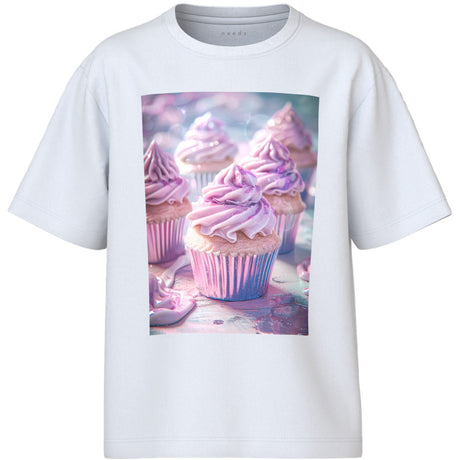 Name It Bright White Cupcake Nkfvotea Ss Nreg Topp