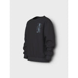 Name It Black New York 1982 Nkmvasha Ls Nreg Sweat Unb