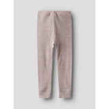 Name It Shadow Gray Nmnwax Ull Rib Leggings Noos