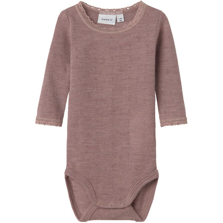 Name It Antler Nbfwang Ull Needle Ls Body Solid Noos