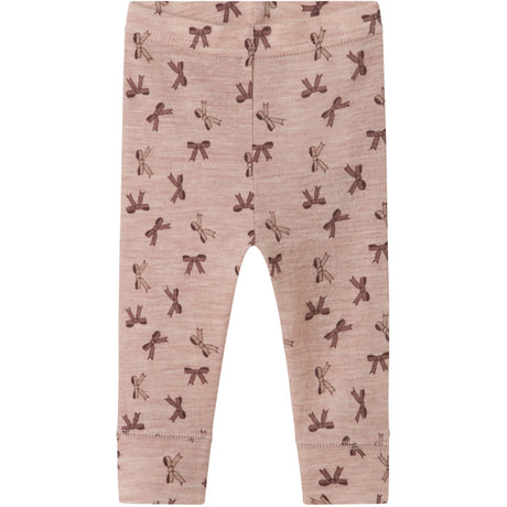Name It Shadow Gray Bows Nbfwang Ull Rib Leggings Aop