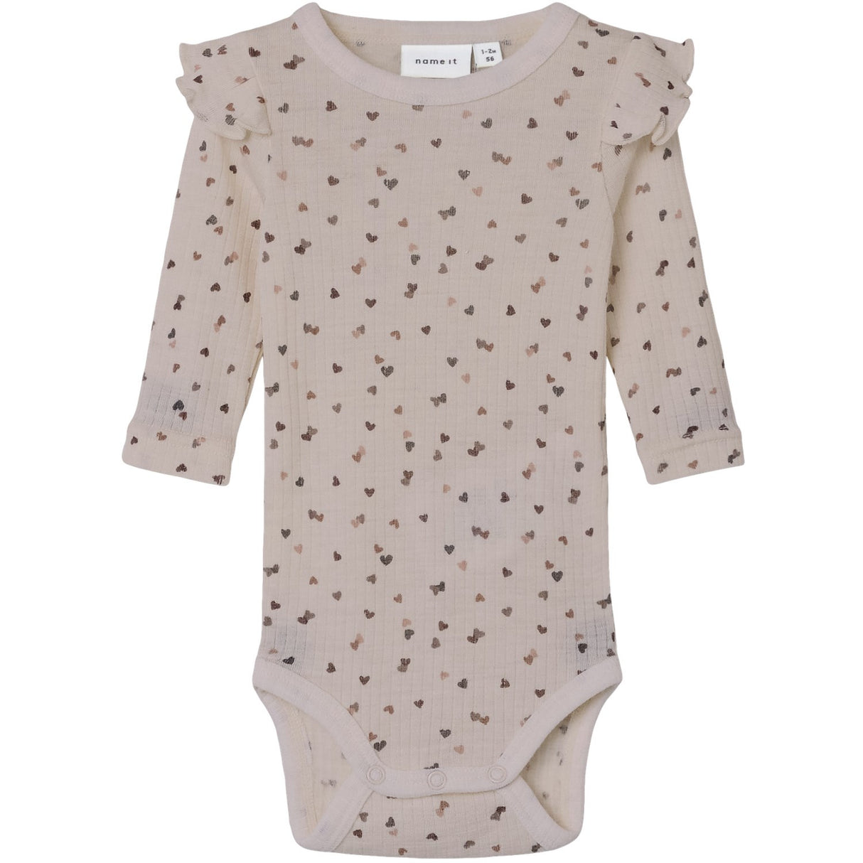 Name It Shadow Gray Dots Nbfwomi Wo/Mo Ls Body