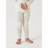 Name It Snow White Small Flowers Nmfwang Ull Needle Leggings Noos