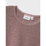 Name It Antler Nmfwang Ull Needle Ls Topp Solid Noos