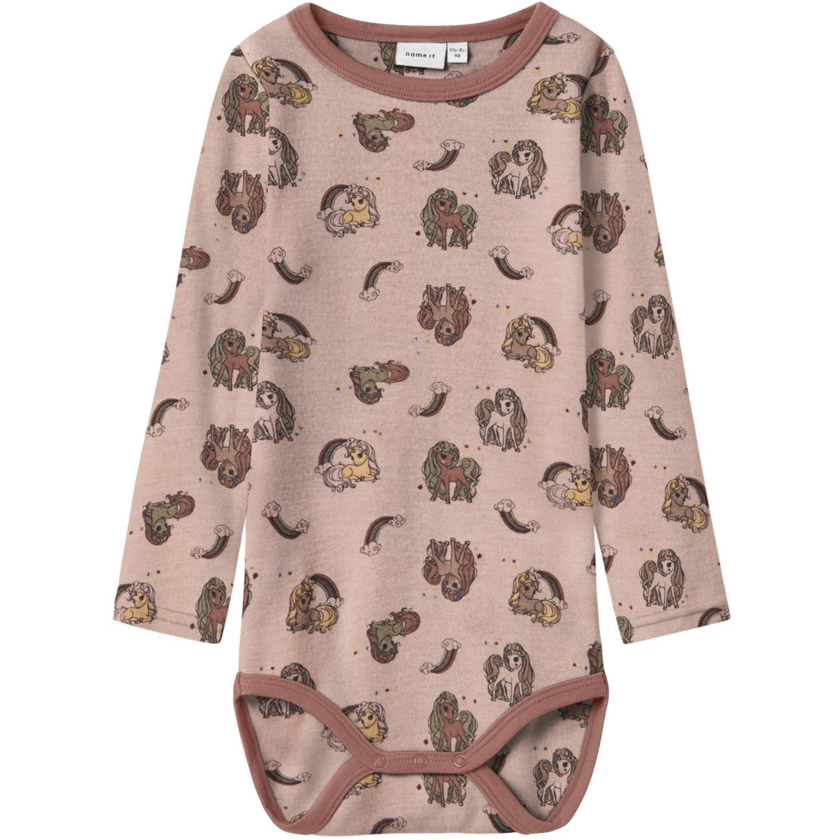 Name It Shadow Gray Unicorn Nmfwillit Ull Ls Body