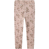 Name It Shadow Gray Long Flowers Nmfwillow Ull Leggings