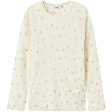Name It Snow White Small Flowers Nkfwang Ull Needle Ls Topp