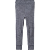 Name It Folkstone Gray Nmmwang Ull Needle Long Johns Solid Noos