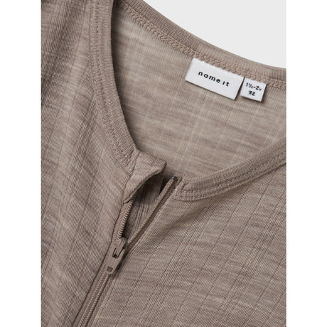 Name It Satellite Nmmwang Ull Needle Natt Drakt Solid