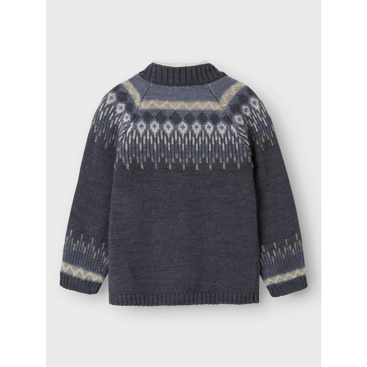 Name It Ombre Blue Iceland Nmmwriss Ull Ls Strikk Card