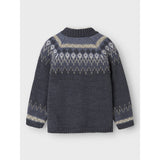 Name It Ombre Blue Iceland Nmmwriss Ull Ls Strikk Card