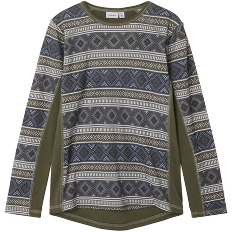 Name It Kalamata Iceland Nkmwillto Ull Ls Topp