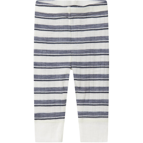 Name It Folkstone Gray Snow White Nbmwang Ull Needle Long Johns Noos