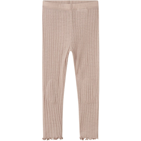 Name It Shadow Gray Nmfwossa Wo/Si Rib Leggings