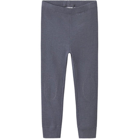Name It Folkstone Gray Nmmwossa Wo/Si Rib Long Johns