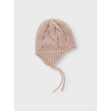 Name It Shadow Gray Bow Nbfwrilla Bue Ull Strikk Lue