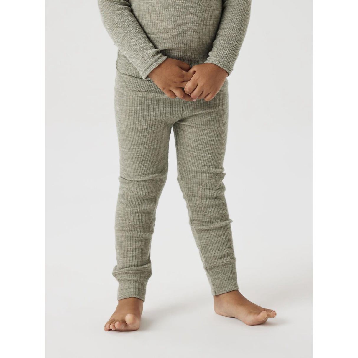 Name It Dried Sage Nmnwax Ull Rib Leggings Noos
