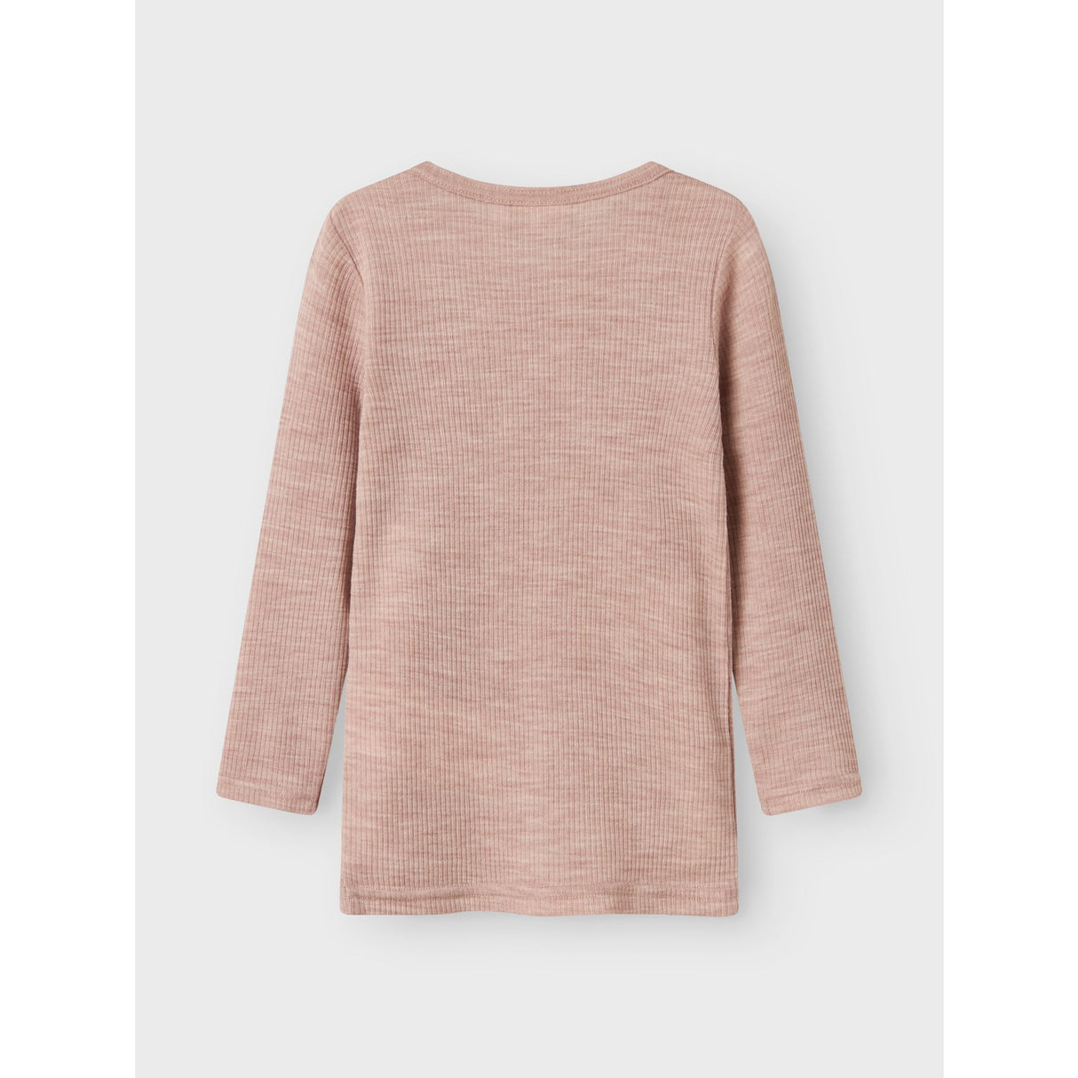 Name It Shadow Gray Nmnwax Ull Rib Ls Topp Noos