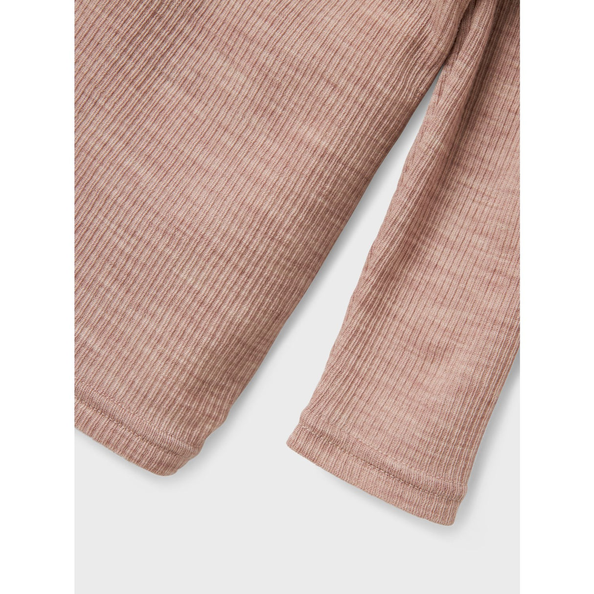 Name It Shadow Gray Nmnwax Ull Rib Ls Topp Noos