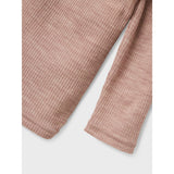 Name It Shadow Gray Nmnwax Ull Rib Ls Topp Noos